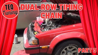 1985 Toyota Celica GT-S RA65 | LCE Performance Dual Row Chain Install | Replacement \u0026 Guide Part 3