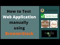 Test Web applications Manually using BrowserStack