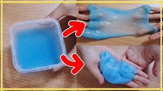 DIY 다 녹아버린 휴지 액괴... 휴지 액체괴물 살리기 대작전! 과연 살릴 수 있었을까? [꿀비]