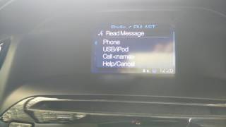 Ford Focus Titanium 2012 Voice Command - Messages
