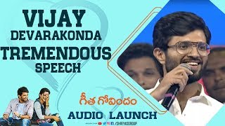 Vijay Devarakonda Extra Tremendous Speech @Geetha Govindam  Audio Launch