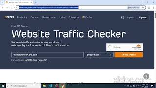 Boost Your SEO Strategy with Ahrefs Real Time Traffic Analysis Tool