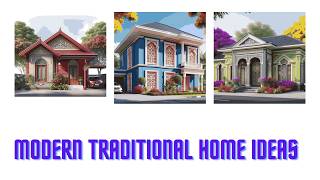 Indian-Inspired Single-Story House Design with Vibrant Color Combinations | Modern Traditional Home