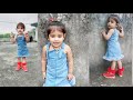 diy convert reuse old jeans into baby denim dress easy cutting