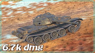 T-54 • 7 frags • 6.7k dmg • WoT Blitz