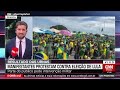 equipe da jovem pan é hostilizada durante protesto contra a eleição de lula cnn prime time