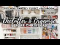 BEFORE CHRISTMAS DECLUTTER + ORGANIZE | MASSIVE DECLUTTER + ORGANIZE WITH ME | 2021 DECLUTTERING