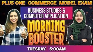 Plus One  Model Exam |Business Studies \u0026 Computer Application | Morning Booster | Exam Winner