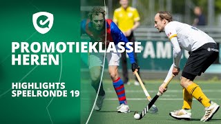 Promotieklasse Heren - Doelpunten speelronde 19