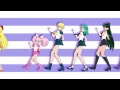 【MMD Precure】プリキュア＋セーラームーン１１７人でEDメドレー【MMD SailorMoon】