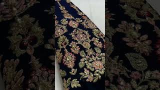 Latest Georgette fabric with heavy work #trending #latestfabric