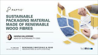 Paptic | Sustainable Packaging Material Made Of Renewable Wood Fibres