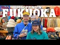 Thrifting in Japan 🇯🇵 Vintage Shopping in Fukuoka Vlog, Best Yatai Food Stalls, Places to Eat 2024