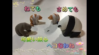 ガチャガチャねてもさねてもかわいいやつら（へこむわね）