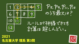 【名大入試】2021理3／確率