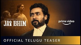 Jai Bhim Official Teaser (Telugu) | Suriya |New Telugu Movie 2021 | Amazon Prime video