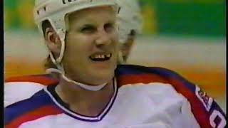 Winnipeg Jets vs St Louis Blues excerpt from Nov 23, 1989 TSN (VHS) part 2