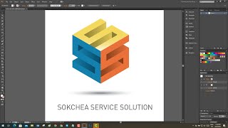 SSS 3D Logo Design || Adobe Illustrator Tutorial