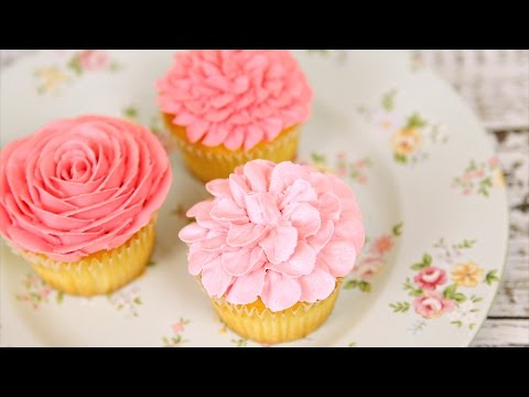 Amazing Buttercream Flower Cupcakes - CAKE STYLE Amazing Buttercream Flower Cupcakes - CAKE STYLE