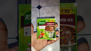 Knorr manchow veg Instant soup powder review in 8 secs #food #soup #shorts #foodshorts