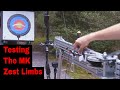 Testing The MK Archery Zest Limbs