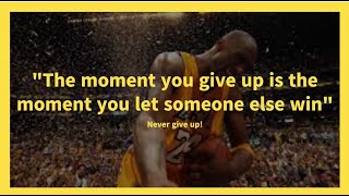Kobe Bryant: 60 Second Inspiration - The Quotes of the basketball Legend