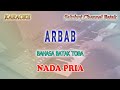 ARBAB ll KARAOKE BATAK ll BAHASA BATAK TOBA ll NADA PRIA E=DO