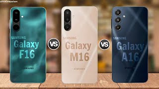 Samsung F16 5g vs Samsung M16 5g vs Samsung A16 5g || Full Comparison