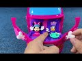 7 minutes satisfying with unboxing minnie mouse club，disney toys collection asmr review toys