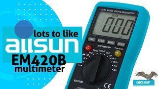 ALLSUN EM420B CHEAP-O Multimeter Review \u0026 Teardown!