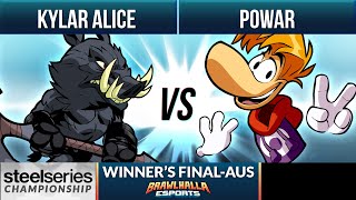 Kylar Alice vs Powar - Winner's Final - Steelseries Championship 2020 - 1v1 AUS