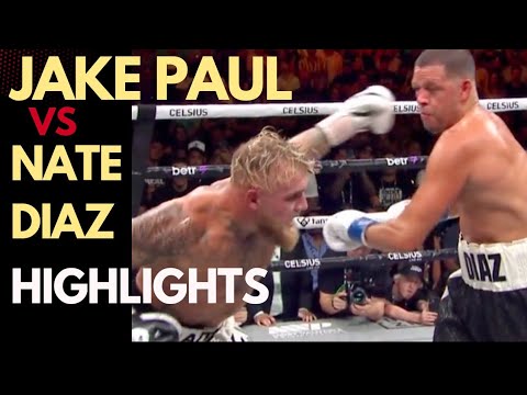 Jake Paul Vs Nate Diaz (Highlights) - YouTube