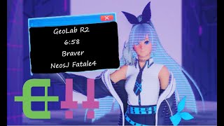 [PSO2:NGS] Geometric Labyrinth Rank2 Solo (6:58) Br/Fi w/NeosJ | ジオメトリックラビリンスRank2 最大ポイント (6:58)