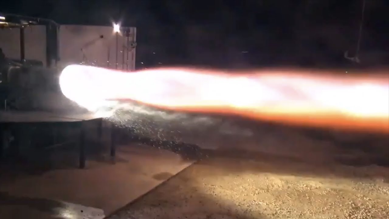 Raptor Rocket Engine Test February 2019 Youtube