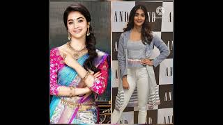 Tollywood actress saree vs jeans 😊