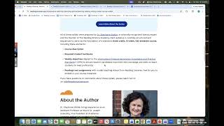 Tour of Reading Universe Model Syllabi with Carla Stanford