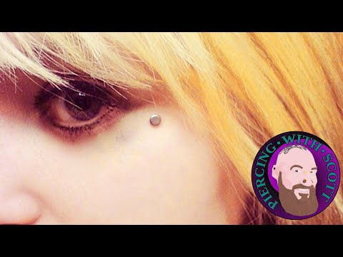 How long should a dermal piercing hurt?