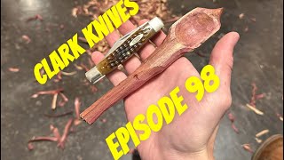 Clark knives episode #98 how to whittle a spoon