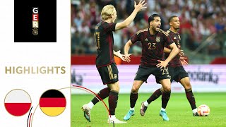 Bitter defeat for Germany! | Poland vs. Germany 1-0 | Highlights | Friendly