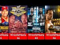 Every WrestleMania (1-42) Main Event Matches Posters Designs
