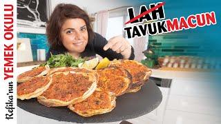 15 DK'da Kolay Tavuk Lahmacun Tarifi!  | Hazır Yufkadan TAVUKMACUN 🫓 Ramazan Yemekleri