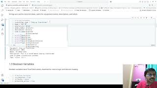 Learn Python with Kingsuk #01 02: String boolean variable in Python #python #tutorial