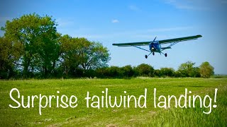 Landing with a tailwind and everyone is struggling! EuroFOX 912iS Microlight