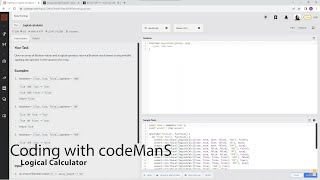 Codewars 8 kyu Logical Calculator JavaScript