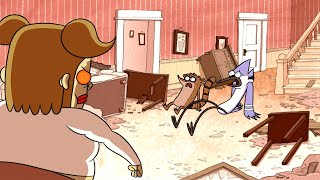 Regular Show - Mordecai And Rigby VS Starla