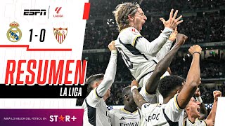 ¡GOLAZO DE MODRIC Y VICTORIA AGÓNICA DEL LÍDER! | Real Madrid 1-0 Sevilla | RESUMEN