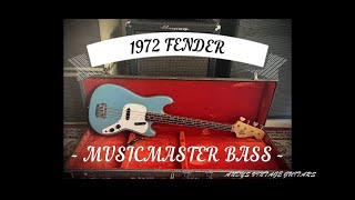 1972 FENDER MUSICMASTER BASS - Andy's Vintage Guitars