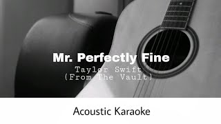 Taylor Swift - Mr. Perfectly Fine (Acoustic Karaoke)