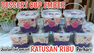 DESSERT INI BIKIN LEMBUR TIAP MALAM SAKING BANYAKNYA ORDERAN | RESEP DESSERT TARO MILK CHEESE