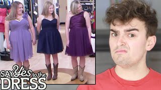 Reacting to UGLY Say Yes To The Dress Bridesmaids Looks (COWGIRL BOOTS?!?)